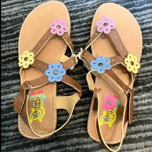 Rachel Shoes: Flower Sandals size 4